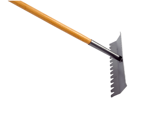 Timmers Holland BT009992C &mdash; бетонные грабли 500&times;100 мм с деревянной ручкой BT009992C фото