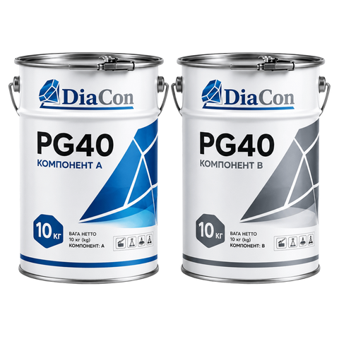 DIACON PG40 &mdash; эластомерная система на основе ароматической полимочевины (ручное нанесение) (А+В) 20 кг PG40 фото
